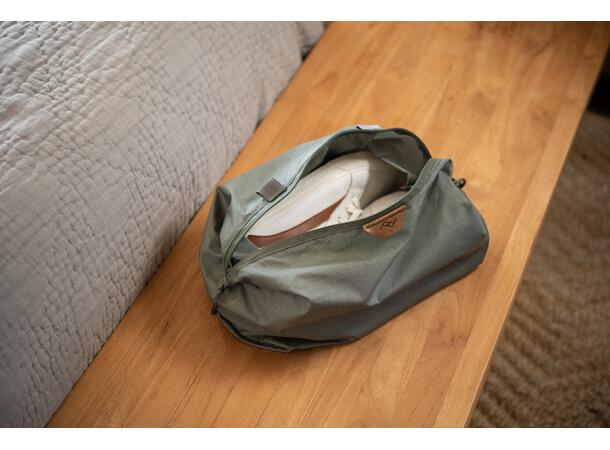 Peak Design Shoe Pouch sage liten veske til å sko i. Travel 