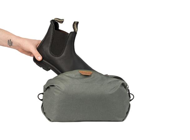 Peak Design Shoe Pouch sage liten veske til å sko i. Travel 