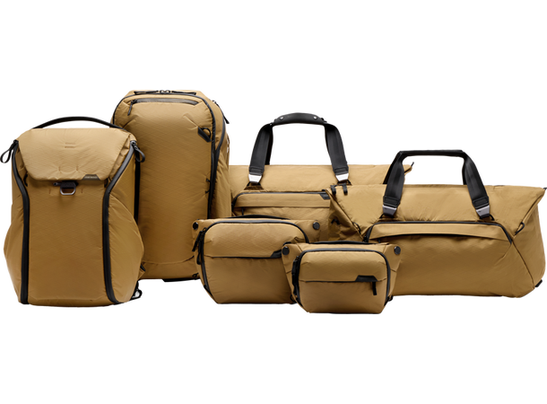 Peak Design Travel Backpack 45L Coyote Meget allsidig sekk til reise 