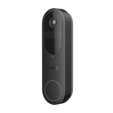 Reolink Doorbell Battery Sort 2K, Dual-Band Wifi, 7000mAh, Deteksjon