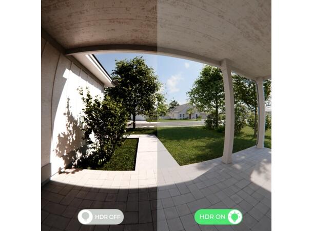 Reolink Doorbell Battery Sort 2K, Dual-Band Wifi, 7000mAh, Deteksjon 