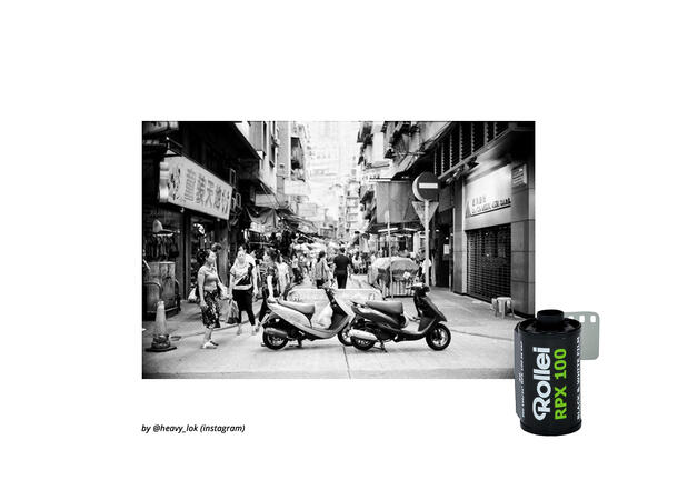 Rollei Fantastic 5 Film Bundle 135-36 Pakke med 5 sort/hvit filmer + etui 