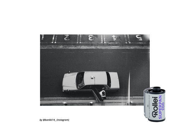 Rollei Fantastic 5 Film Bundle 135-36 Pakke med 5 sort/hvit filmer + etui 