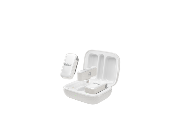 Røde Wireless Micro Lightning White Ultrakompakt trådløst mikrofonsystem 