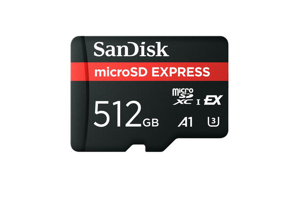 SanDisk microSD Express 512 GB 880MB/s U3 C10 