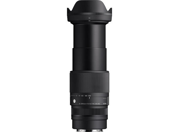 Sigma 16-300mm f/3.5-6.7 DC OS C RF-S Liten og lett superzoom 