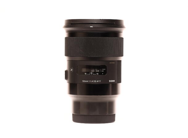 Sigma 50mm f/1.4 Art DG, BRUKT BRUKT, Se beskrivelse, for Sony E 