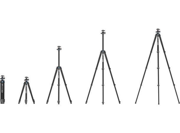 Sirui Tripod L-224F Carbon m/KS-10 Stativ i karbonfiber, kun 1,32 kg 