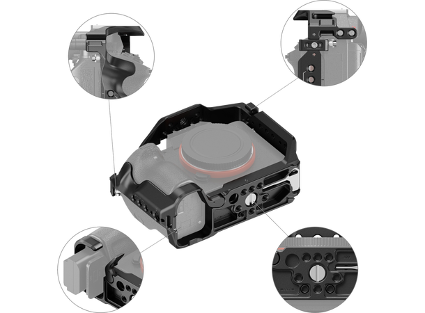SmallRig 2087 Cage for Sony A7RIII SONY A7III/A7RIII 