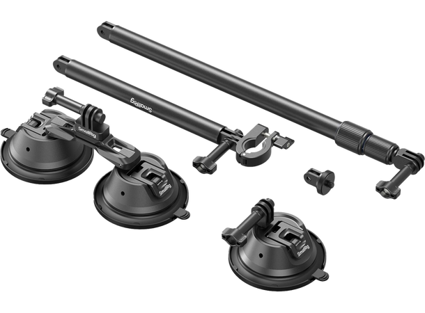 Smallrig 4380 Sugekopp-kit for bil. Passer til de fleste action kamera. 