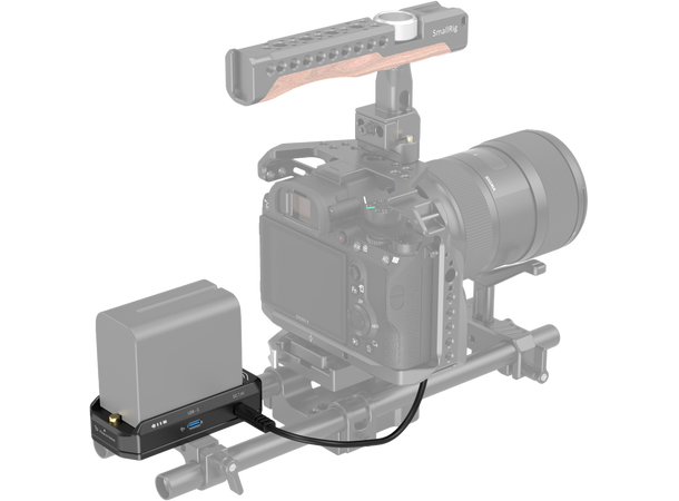 Smallrig Batteriplate for NP-F-batterier Kit med LP-E6NH Dummy batteri 