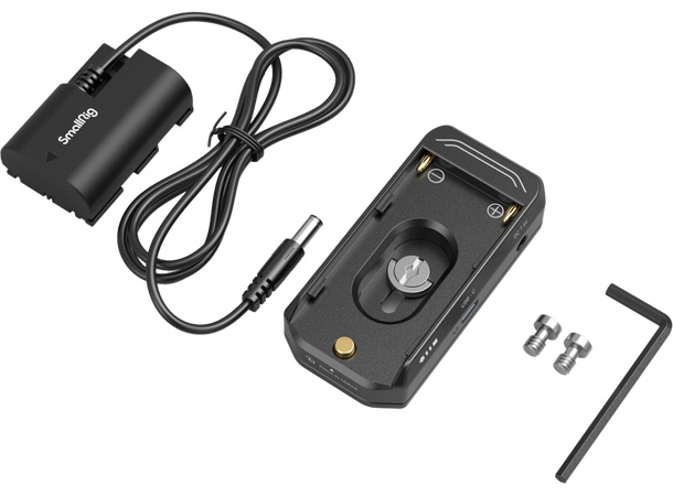Smallrig Batteriplate for NP-F-batterier Kit med LP-E6NH Dummy batteri 