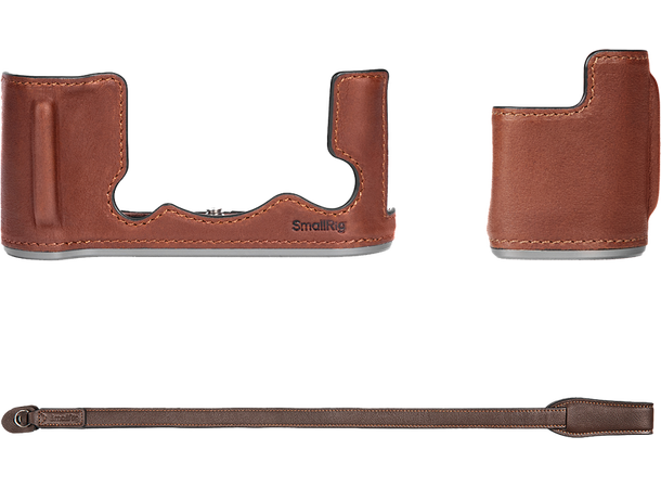 Smallrig Halvveske i Lær, Fujifilm X-T50 Brun farge 