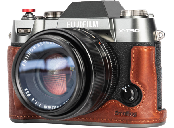 Smallrig Halvveske i Lær, Fujifilm X-T50 Brun farge 