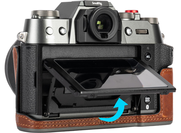 Smallrig Halvveske i Lær, Fujifilm X-T50 Brun farge 