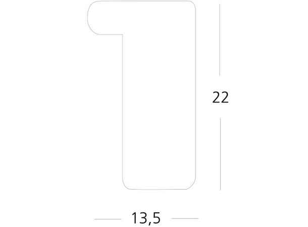 Soul Ramme 60x60 Eik Stilren ramme i tre med plexi 