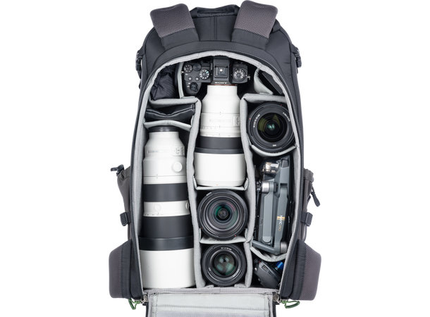 ThinkTank MindShift BackLight 36L, Sort Solid kombinasjonssekk for foto/dagstur 