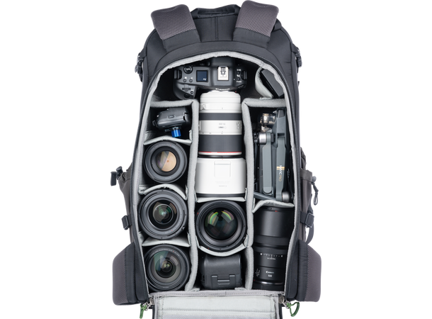 ThinkTank MindShift BackLight 36L, Sort Solid kombinasjonssekk for foto/dagstur 