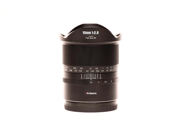 7Artisans 10mm f/2.8 Fisheye II, BRUKT BRUKT, Se beskrivelse, for L-Mount 