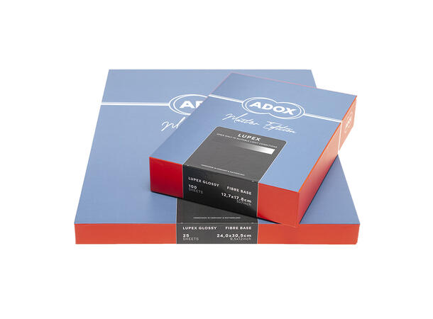 ADOX LUPEX Silver Chloride Contact Paper 12,7x17,8 (5x7") Natural Gloss. 100 ark 