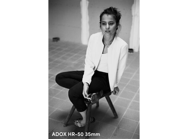 Adox HR-50 135 m/ speed boost 30,5 meter Bulk rull. 100 fot. ISO 50, S/H-film 