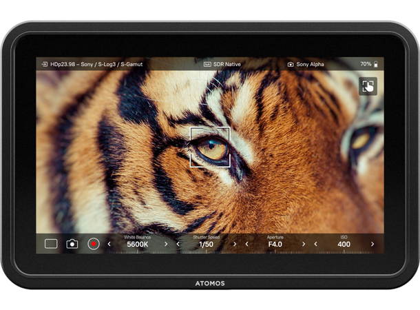 Atomos Shinobi 7 II 4K HDMI HDR 2800 nits, 4K, HDR, HDMI/SDI 