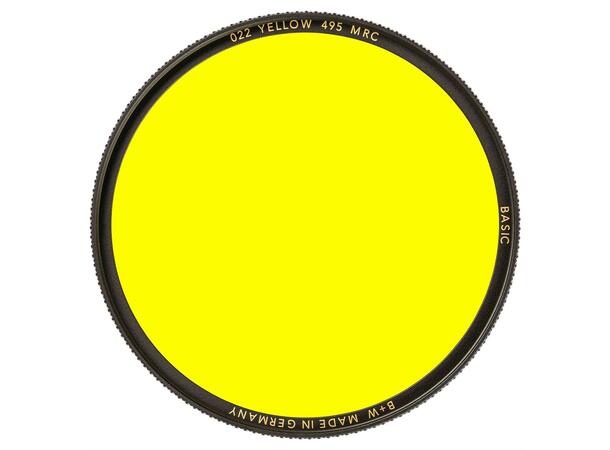 B+W Yellow 95mm 495 MRC Basic Gult filter for S/H fotografering 