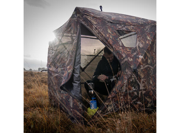 Caruba Camouflage See-Through Tent Kamuflasjetelt med gjennomsyn 