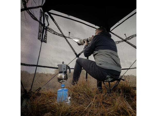 Caruba Camouflage See-Through Tent Kamuflasjetelt med gjennomsyn 