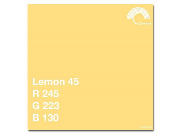 Colorama 2.72X11M Lemon Papirbakgrunn 2,72m bred 