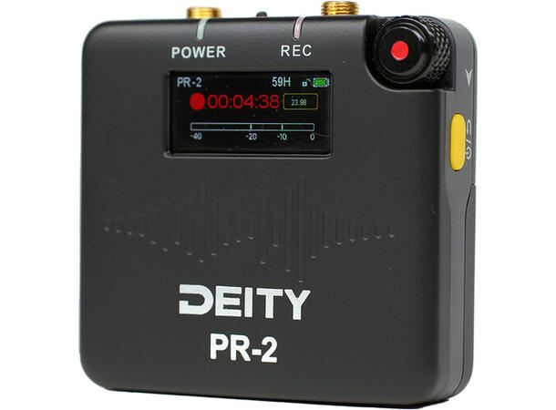 Deity PR-2 Stereo Pocket Recorder Med Lavalier Mic. 32-bit float 