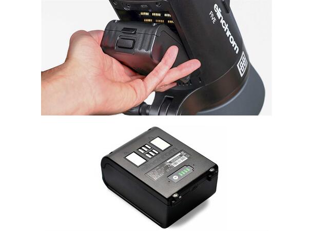 Elinchrom FIVE Monolight Kit Batteridrevet studioblits. 500W 