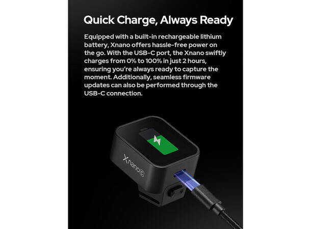 Godox X3 Xnano TTL Wireless Trigger N Trådløs Blits utløser for Nikon 