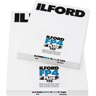 Ilford FP4 Plus 4x5 bladfilm 100 ark 4x5" bladfilm. 100 sheets