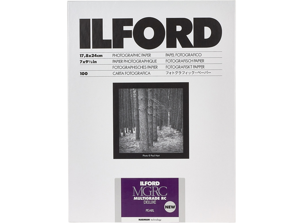 Ilford Multigrade RC Deluxe Pearl, A4 21x29,7cm 100 ark