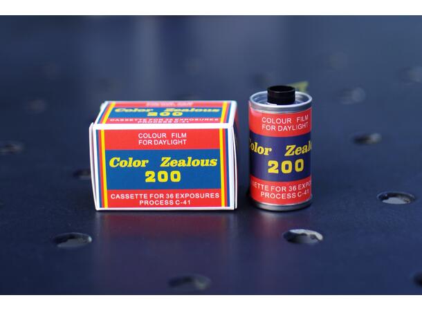 King Film Color Zealous 200 135-36 Negativ fargefilm, ISO 200. 35mm 