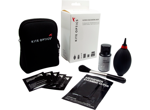 Kite lens cleaning kit 