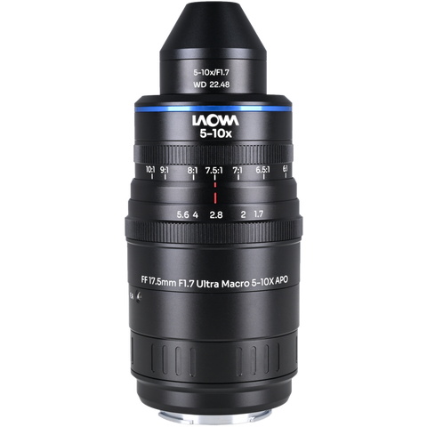Laowa Aksen 17.5mm F/1.7 - 5-10x Ultra Makro APO - Sony E