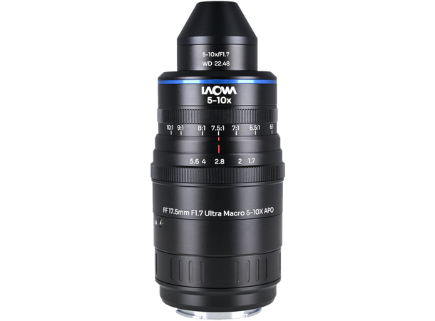Laowa Aksen 17.5mm F/1.7 - 5-10x Ultra Makro APO - Sony E 