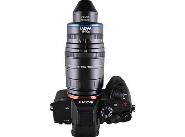 Laowa Aksen 17.5mm F/1.7 - 5-10x Ultra Makro APO - Sony E 
