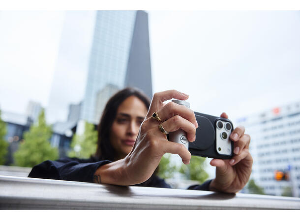 Leica LUX Grip Silver Håndgrep for iPhone (MagSafe) 