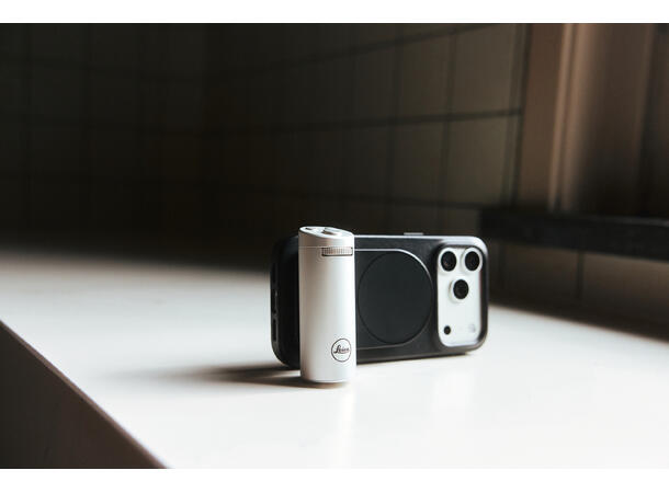 Leica LUX Grip Silver Håndgrep for iPhone (MagSafe) 