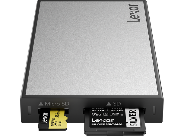 Lexar Professional Workflow SD-kortleser USB 3.2 UHS-I og II, SD + MicroSD 