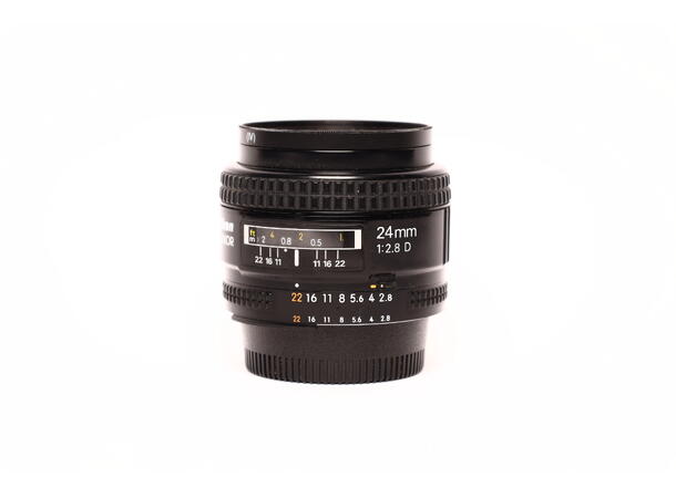 Nikon 24mm f/2.8 AF-D BRUKT BRUKT, Se beskrivelse 
