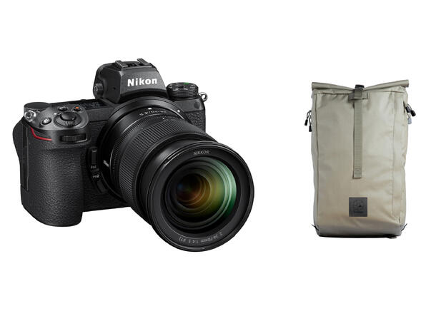 Nikon Z6 II med 24-70/4 + F-Stop Sekk EXPEED 7, 6K, 4K 120 bps 