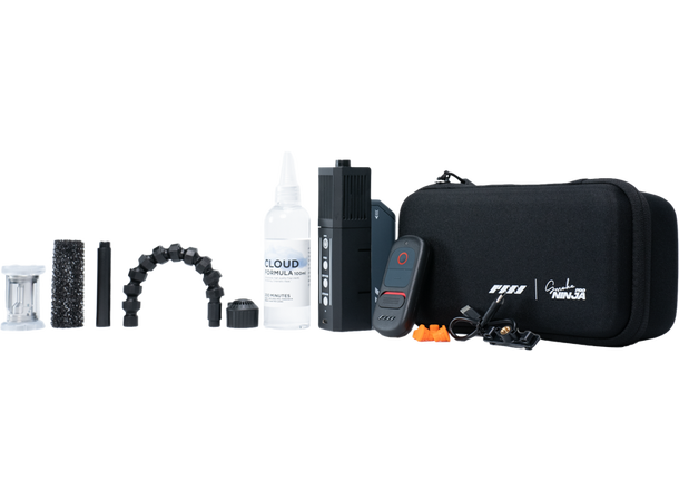 PMI SmokeNINJA-PRO Basic Kit V2 Batteridrevet mini røykmaskin 