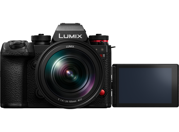 Panasonic Lumix S1RII kit med 24-105/4 44,3MP, 40 fps, 8K 