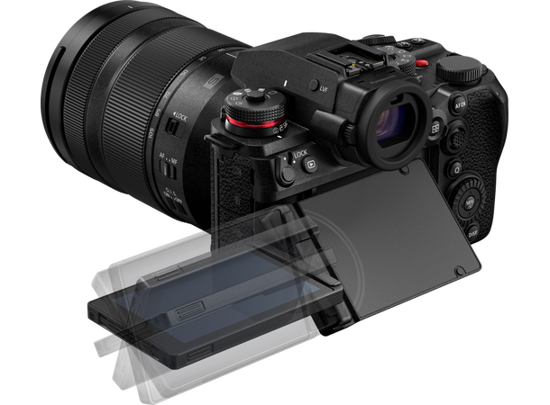 Panasonic Lumix S1RII kit med 24-105/4 44,3MP, 40 fps, 8K 