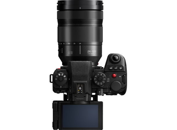 Panasonic Lumix S1RII kit med 24-105/4 44,3MP, 40 fps, 8K 