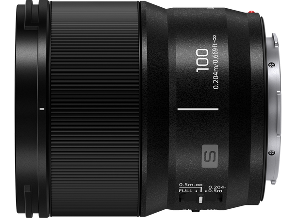 Panasonic Lumix S 100mm f/2.8 Lyssterkt makroobjektiv med høy kvalitet 